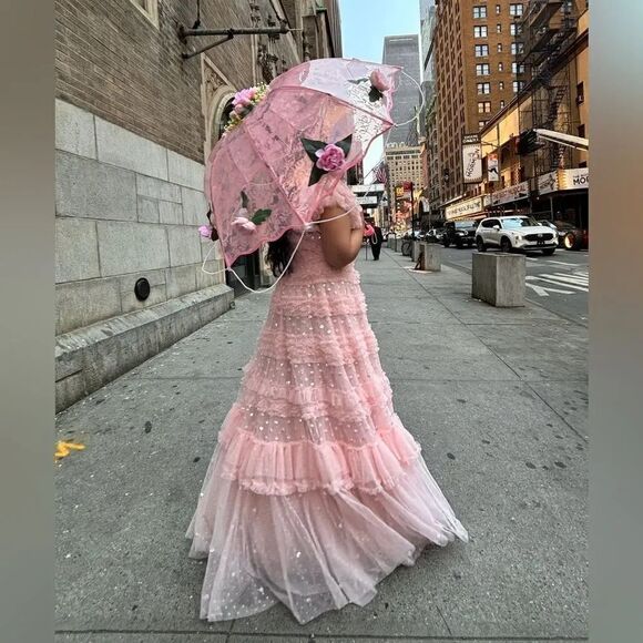 WEDDING BRIDAL UMBRELLA BRIDAL SHOWER TEA PARTY - Picture 3 of 11